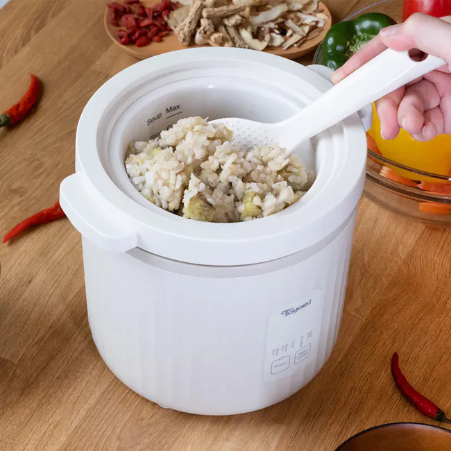 TOYOMI 1.0L Mini Ceramic Slow Cooker/Rice Cooker (SC 990) - 9