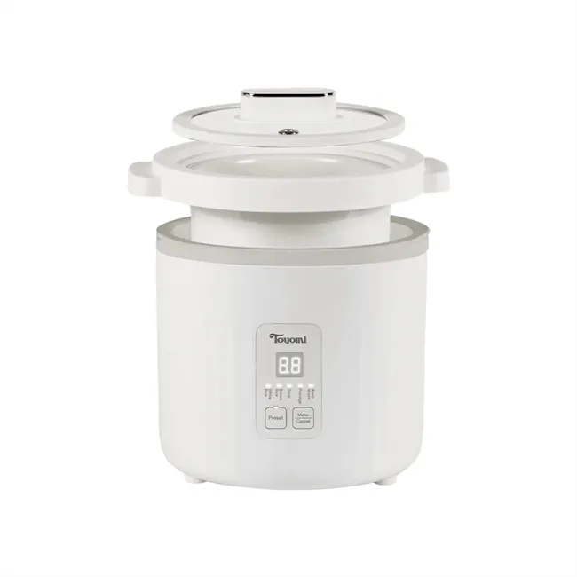 TOYOMI 1.0L Mini Ceramic Slow Cooker/Rice Cooker (SC 990) - 3