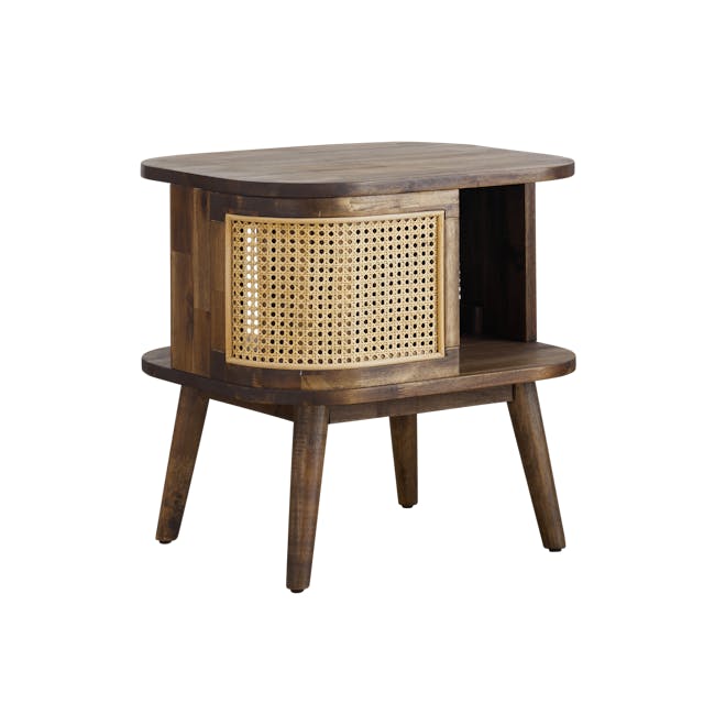 Arno Rattan Bedside Table - 2