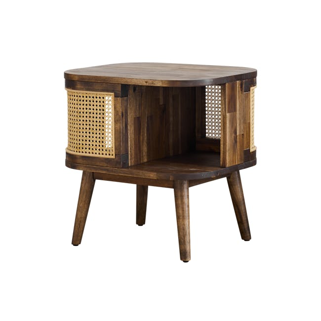 Arno Rattan Bedside Table - 4