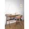 Anzac Dining Table 1.6m with Melda Bench 1.1m with 2 Melda Dining Armchairs in Navy - 12