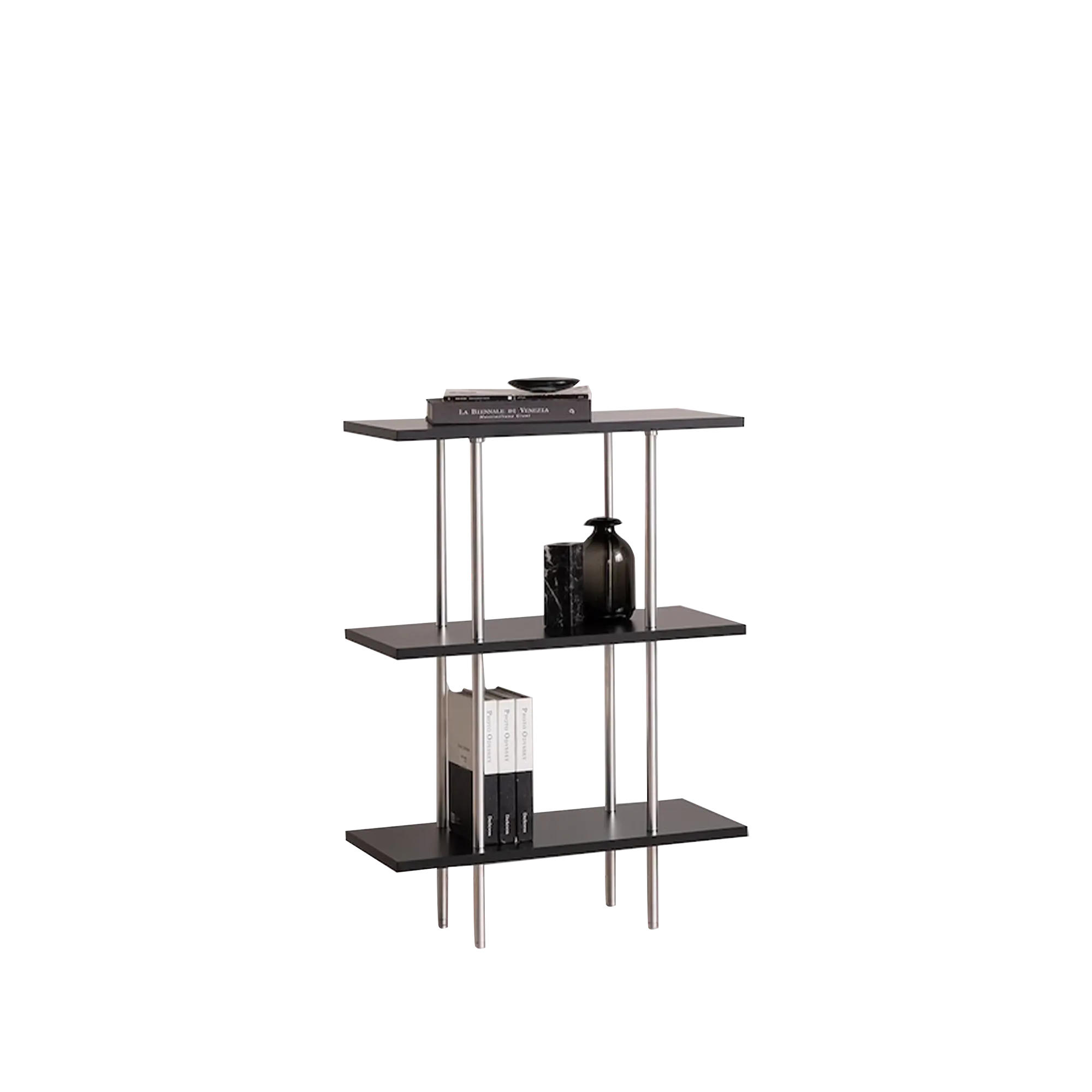 Bauhaus 3-Tier Display Shelf - Black