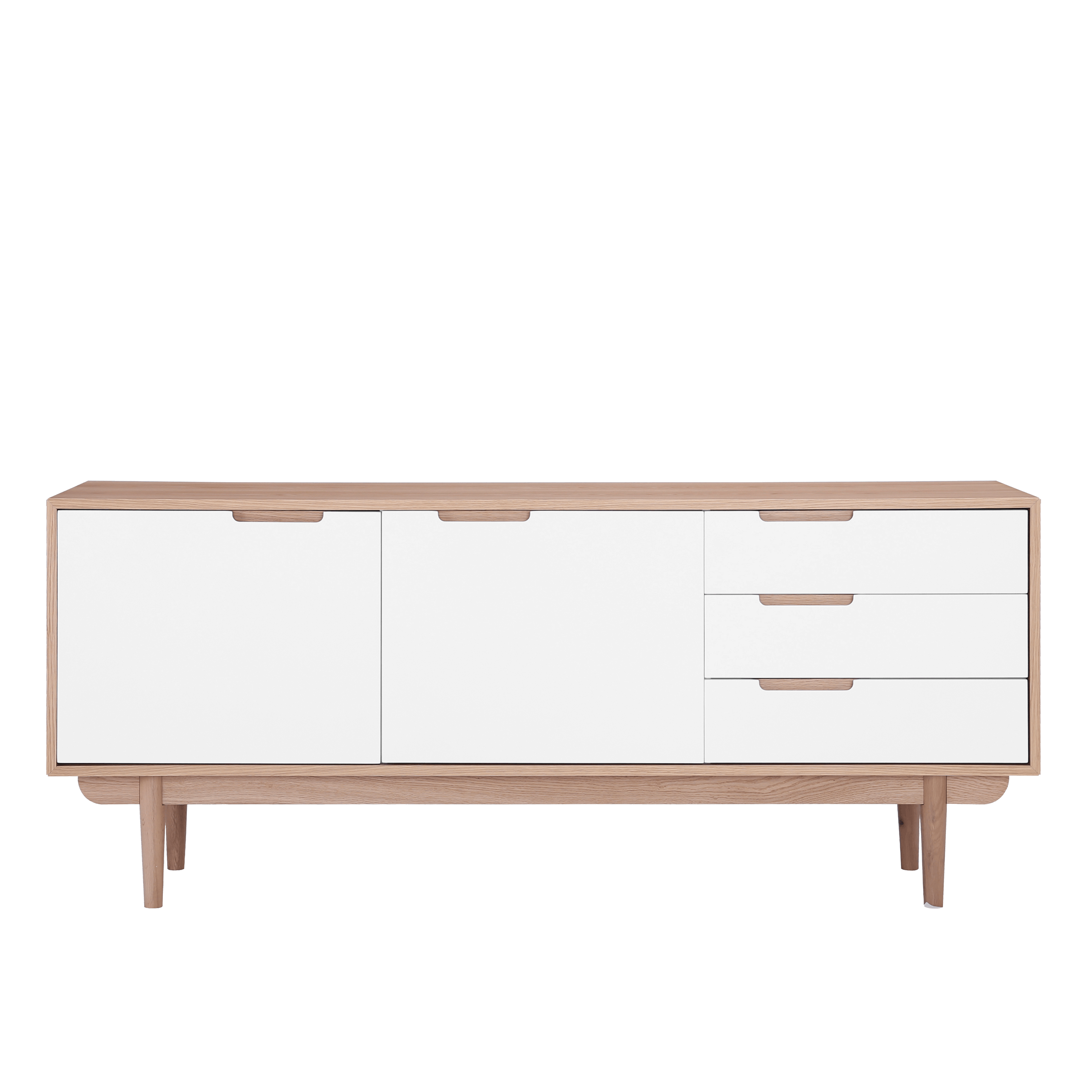 (As-is) Larisa Sideboard 1.8m - Oak, White