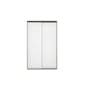 Lorren Sliding Door Wardrobe 3 - Matte White, White Oak - 7