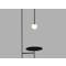 Cilja Floor Lamp with Table - Black - 1