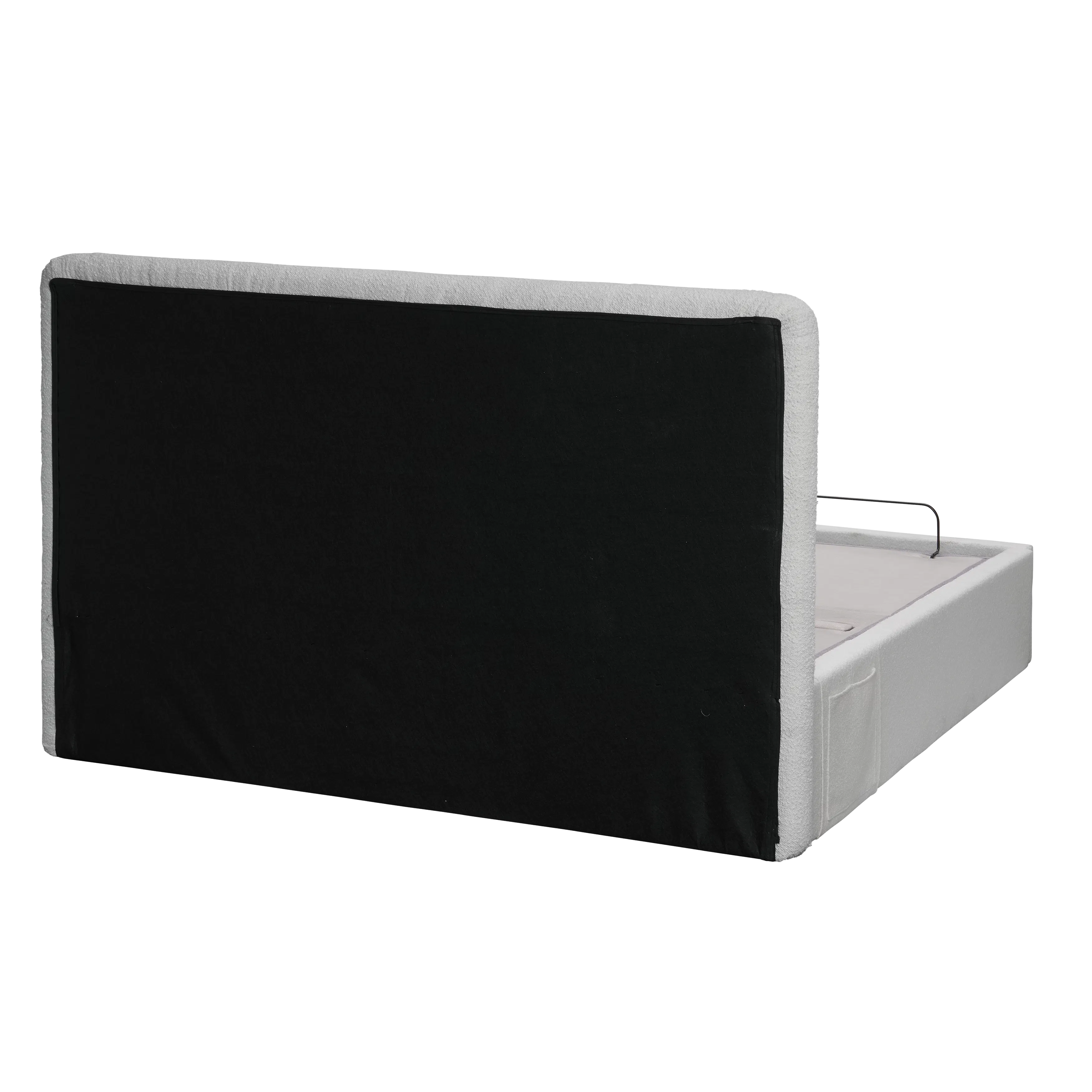 Aeva Split King Adjustable Bed - Grey Boucle - 29
