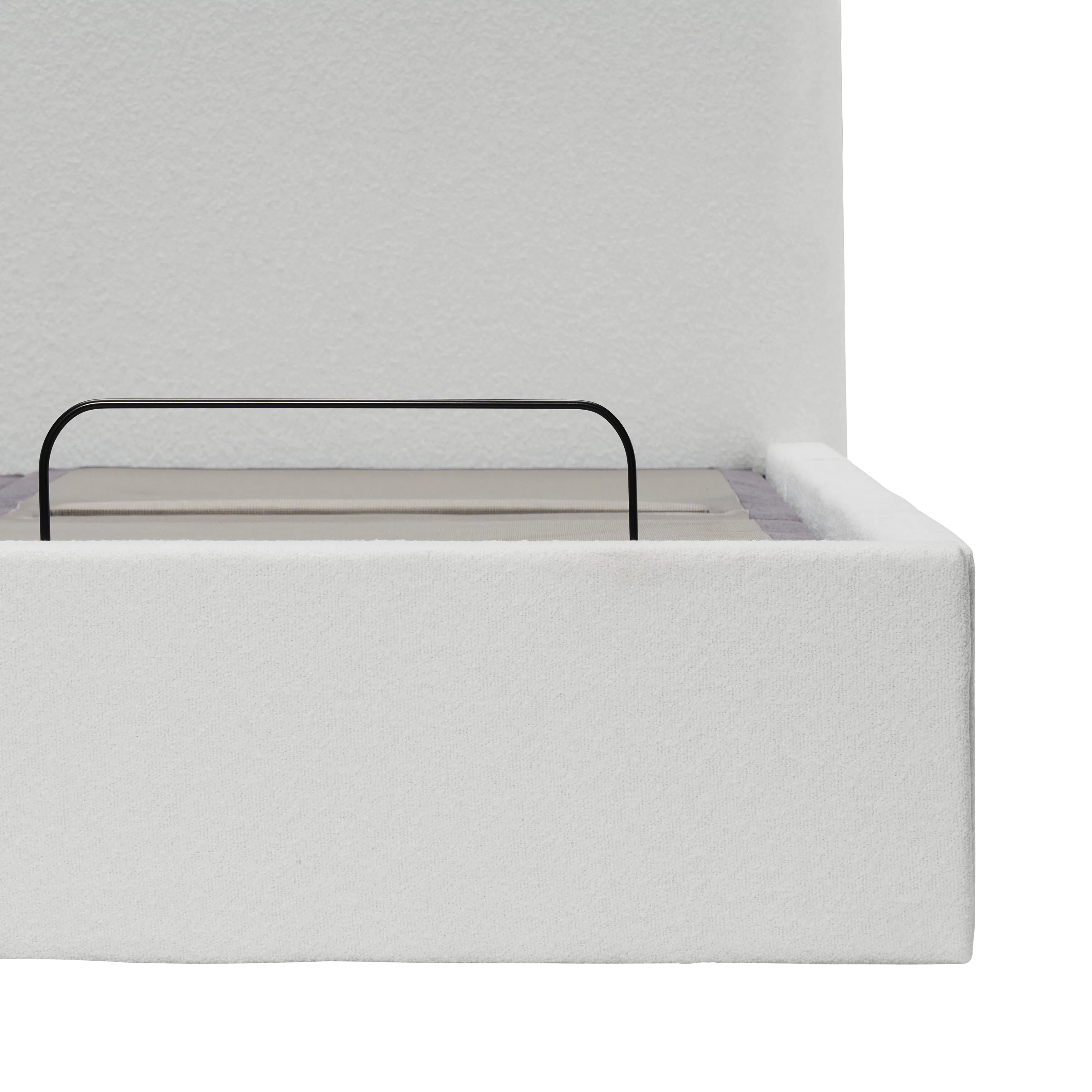 Aeva Split King Adjustable Bed - Grey Boucle - 13