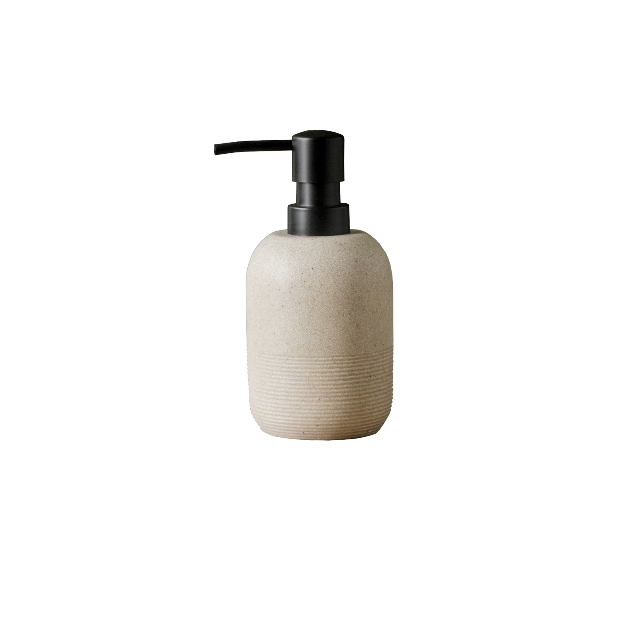 Leah Ceramic Soap Pump - Sand