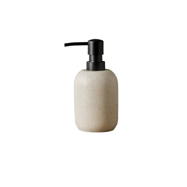 Leah Ceramic Soap Pump - Sand - 1