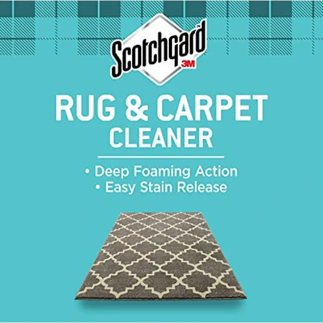 ScotchGard Rug & Carpet Cleaner - 3 - Deep foaming action for deep cleaning, Easy stain release for quick results, Rug &
