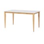 (As-is) Charmant Dining Table 1.4m - Natural, White - 6 - 0
