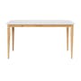 (As-is) Charmant Dining Table 1.4m - Natural, White - 6 - 9