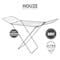 HOUZE 3-Fold Clothes Drying Airer Rack - Grey - 4