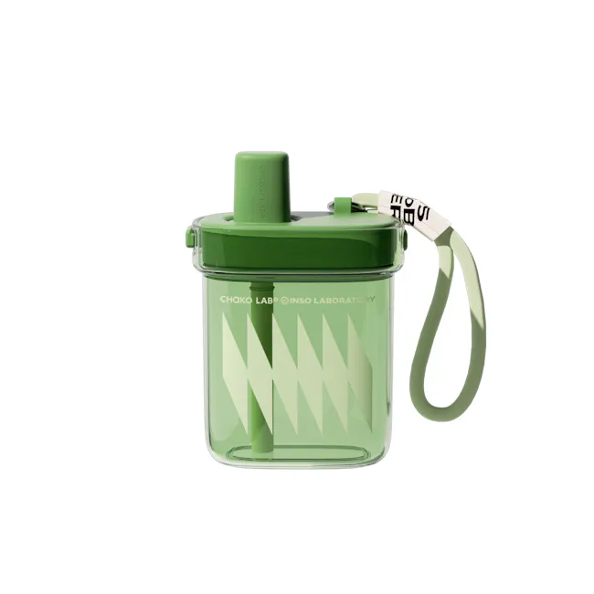 CHAKOLAB BOBO Square Straw Cup 780ml - Black/Grey - 4 - green science lab, eco-friendly bottle, lab container, lab kit