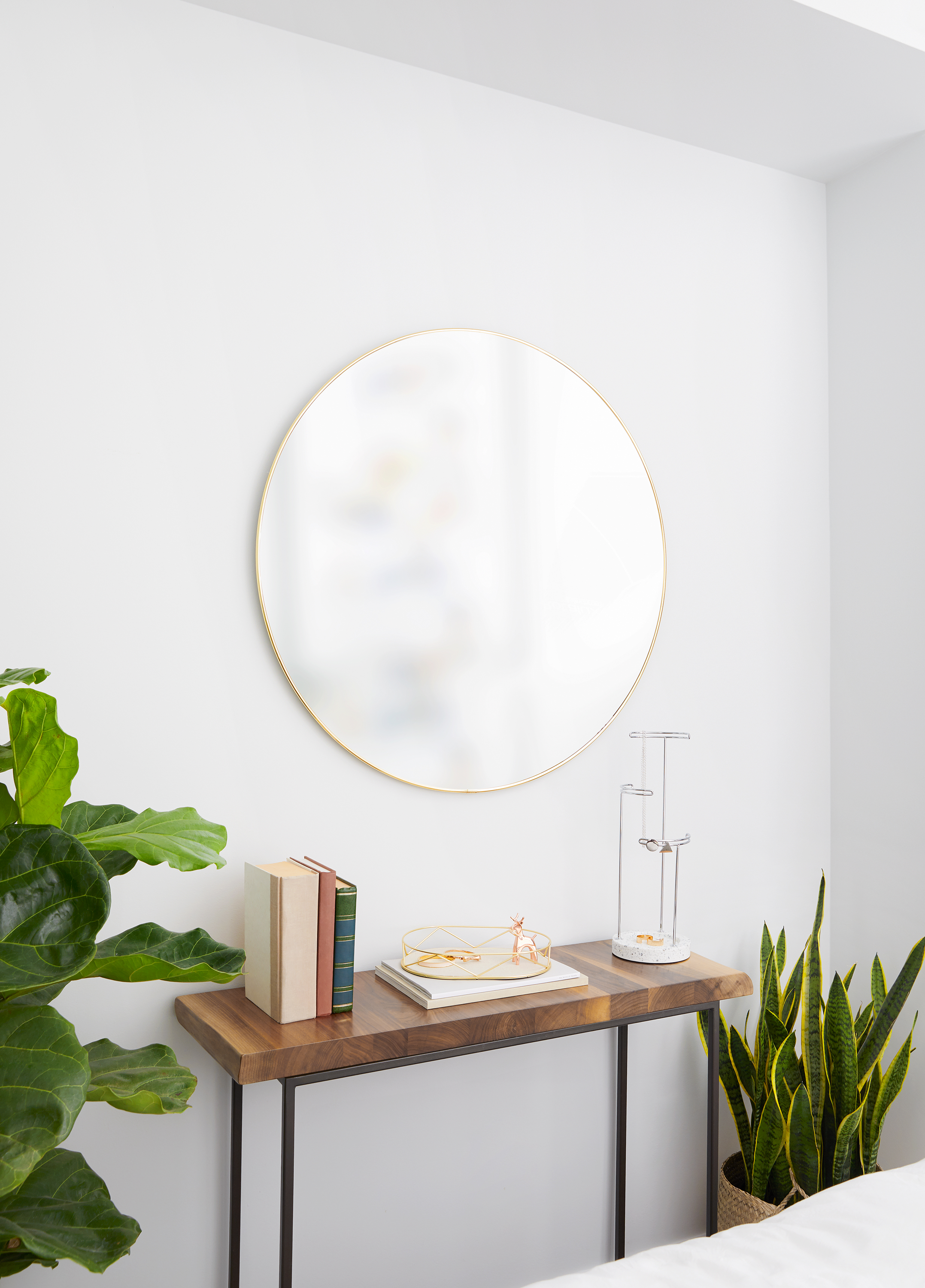 round mirror for desk