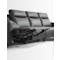Linus L-Shaped Recliner Sofa - Grey - 10