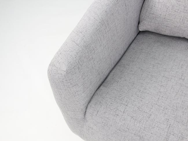 Hana 2 Seater Sofa - Light Grey - 6