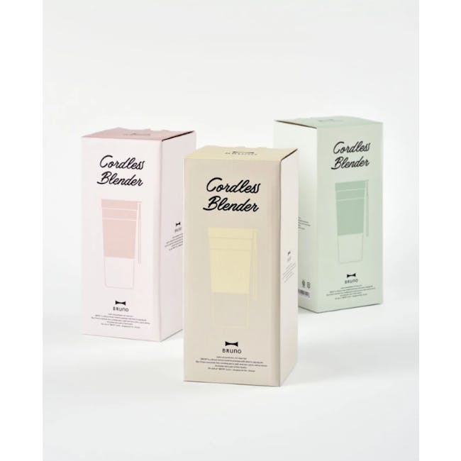 BRUNO Cordless Blender - Ivory - 8 - Cordless Blender, minimalist design, modern aesthetic, sleek packaging, stylish product