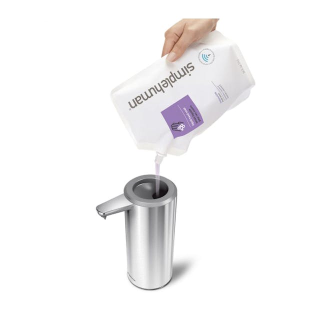 simplehuman Sensor 9oz Soap Pump Rechargeable - Brushed - 2