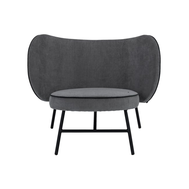Avenir Lounge Chair - Dark Green, Grey - 0