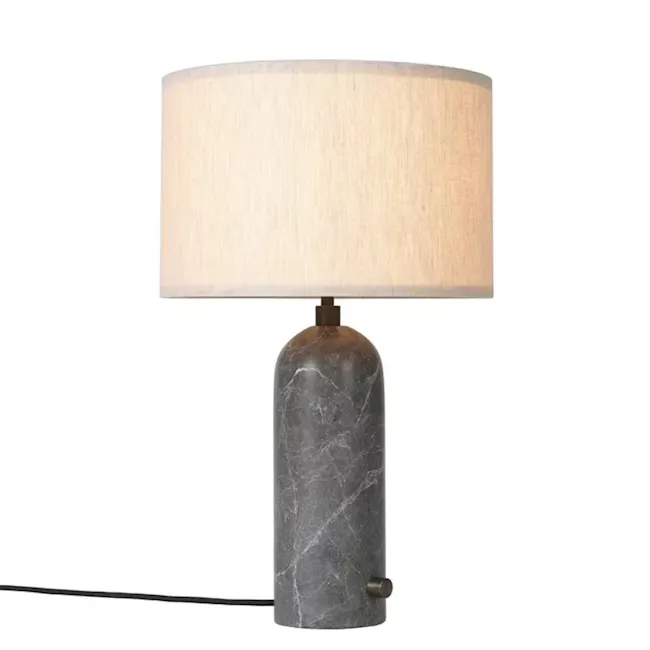 (As-is) Elenor Marble Table Lamp - 8