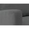 Luke 3 Seater Sofa with Luke Armchair - Onyx Grey - 10