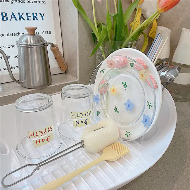 Reeso Dish Drying Tray Rack - White - 5