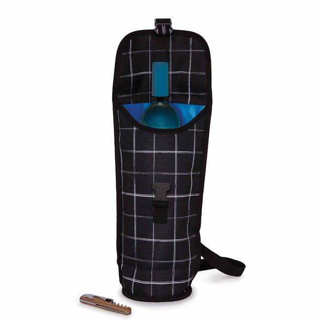 PackIt Napa Freezable Wine Cooler Bag - Grid - 6
