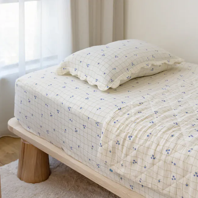 Soft Spot Soft Single Sheet - Blueberries - 1