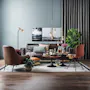 (As-is) Pablo Round Coffee Table - Walnut - 2 - 7