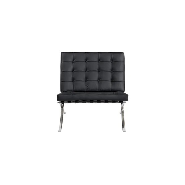 Benton Chair - Black (Genuine Cowhide) - 1