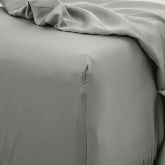 Heveya® Bamboo Fitted Sheet Set - Sage (5 Sizes) - 4