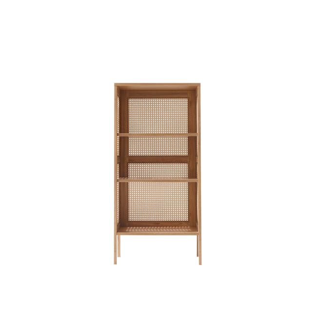 Belig Rattan 3-Tier Bookshelf - 1