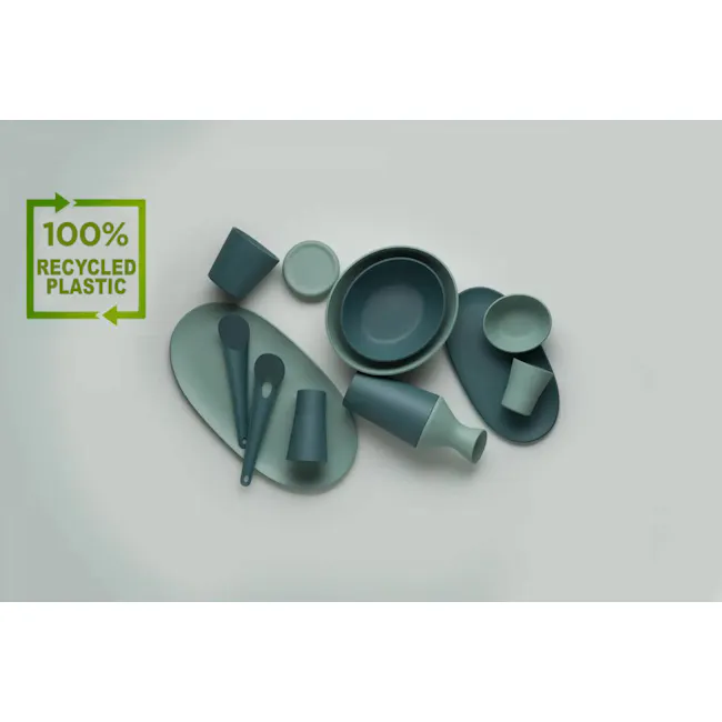 Omada REAMO Snack Bowl - Teal - 5 - Eco-friendly kitchenware, 100% recycled plastic, Sustainable kitchen design, Minimalist