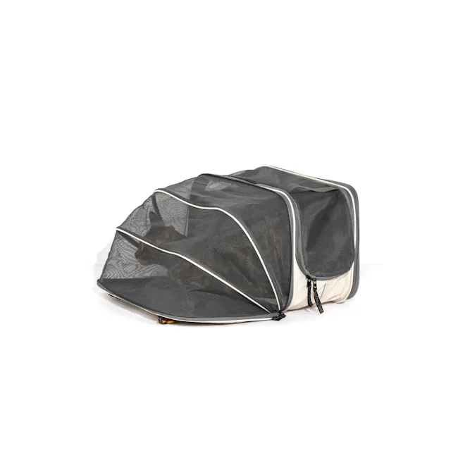 FURRYTAIL Extendable Pet Carrier - 3 - Cat, pet carrier, mesh bag, interior, interior lining, mesh pocket, mesh cover, mesh