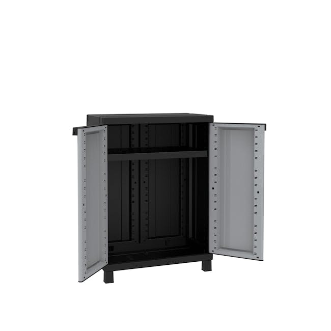 Terry TwistBlack680 Low Outdoor Cabinet - 2 - rack, shelving unit, data center, server room, server cabinet, server rack