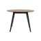 Ralph Round Dining Table 1m  - Black, Cocoa - 2