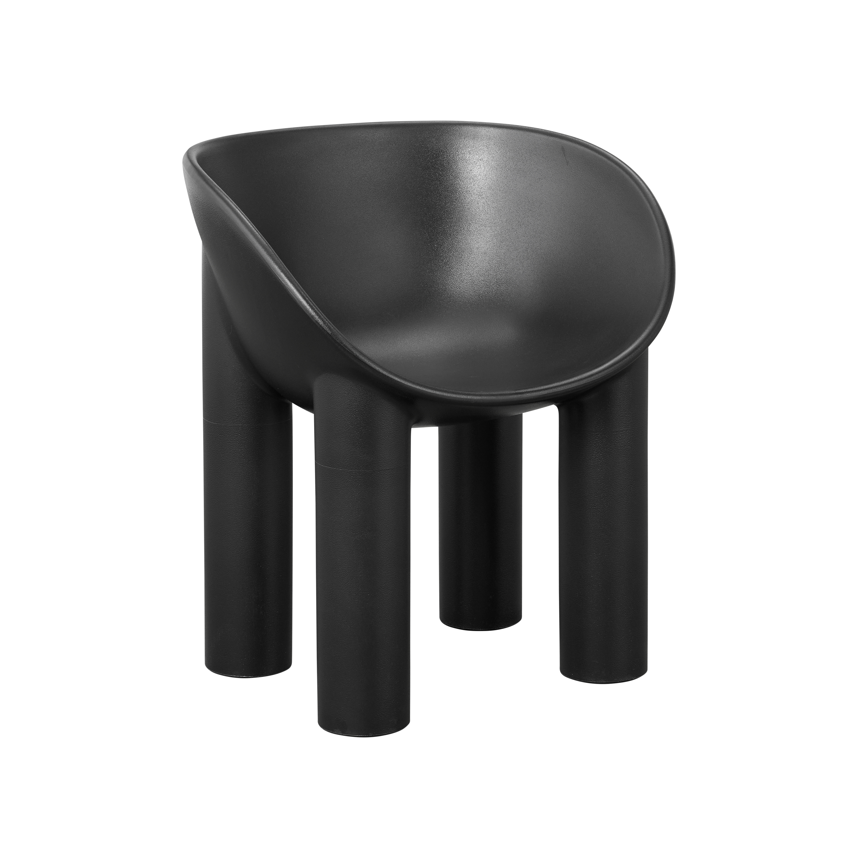 Kibo Single Scoop Seat - Black