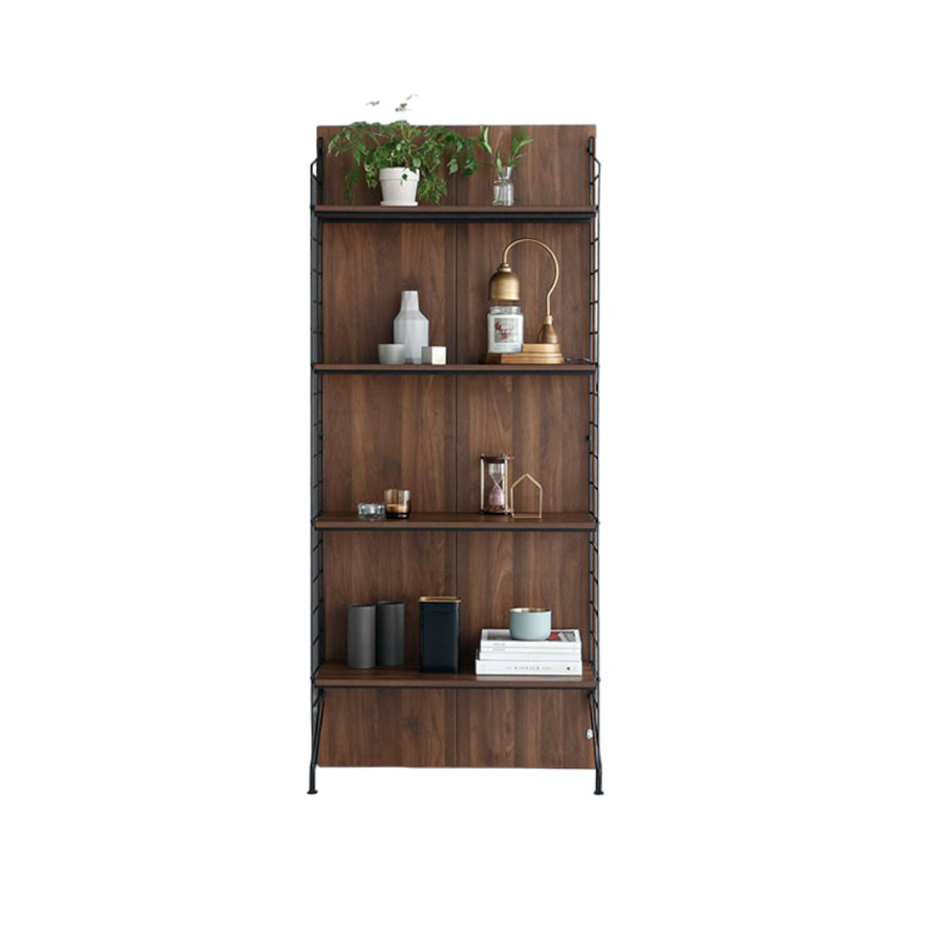 Ezbo 4-Tier Tall Bookshelf