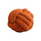 Knot Ball Plush Cushion - Rust Caramel
