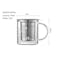 Buydeem Glass Tea Cup with Strainer 350ml - 12