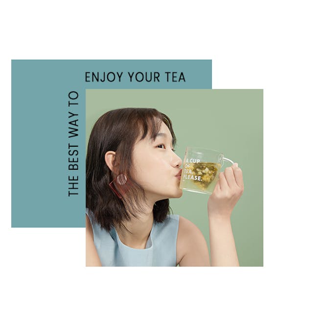 Buydeem Glass Tea Cup with Strainer 350ml - 3