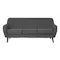 Emma 3 Seater Sofa - Raven