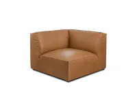(As-is) Everest Corner Unit - Saddle Tan (Premium Aniline Leather)