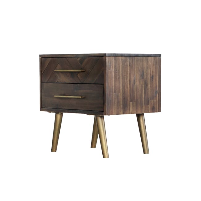 Cadencia Twin Drawer Bedside Table - 3