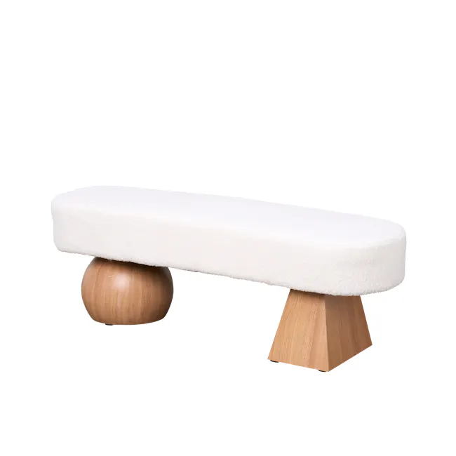 Petra Bench 1.2m - Natural - 9