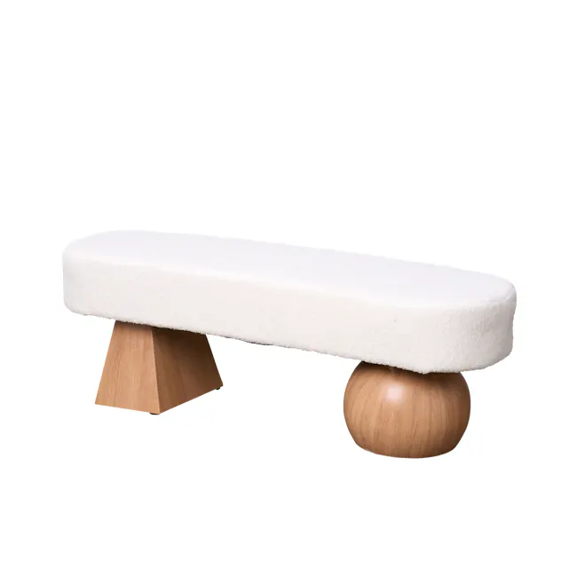 Petra Bench 1.2m - Natural - 8