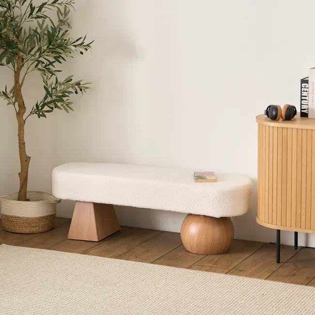 Petra Bench 1.2m - Natural - 2