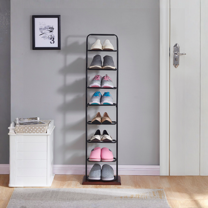 Single Shoe Rack Chester Shoe Rack Black, Walnut, Storage