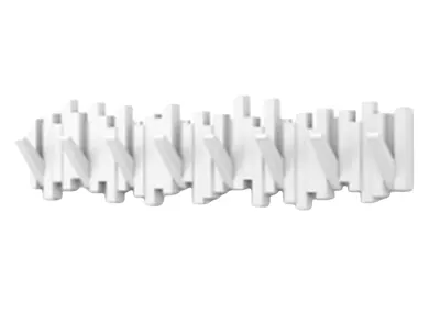 Sticks 8-Hook - White